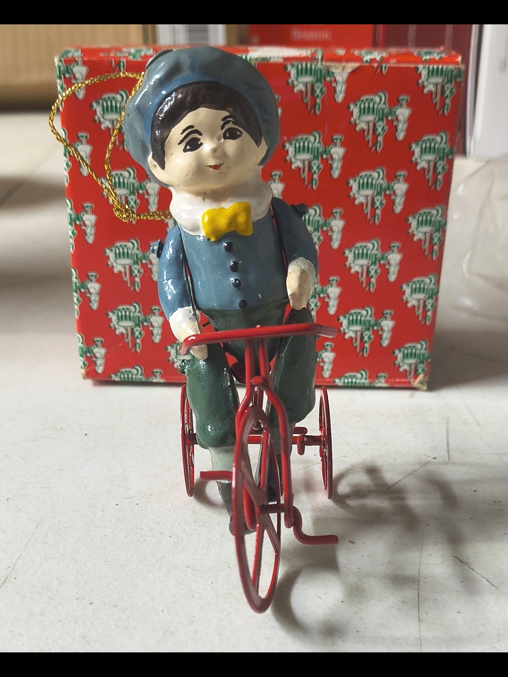 1982 Enesco Old Fashioned Holiday Ornament Rodney Rich Boy